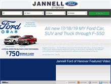 Tablet Screenshot of jannellford.com
